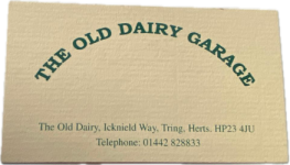 Dairy House Garage